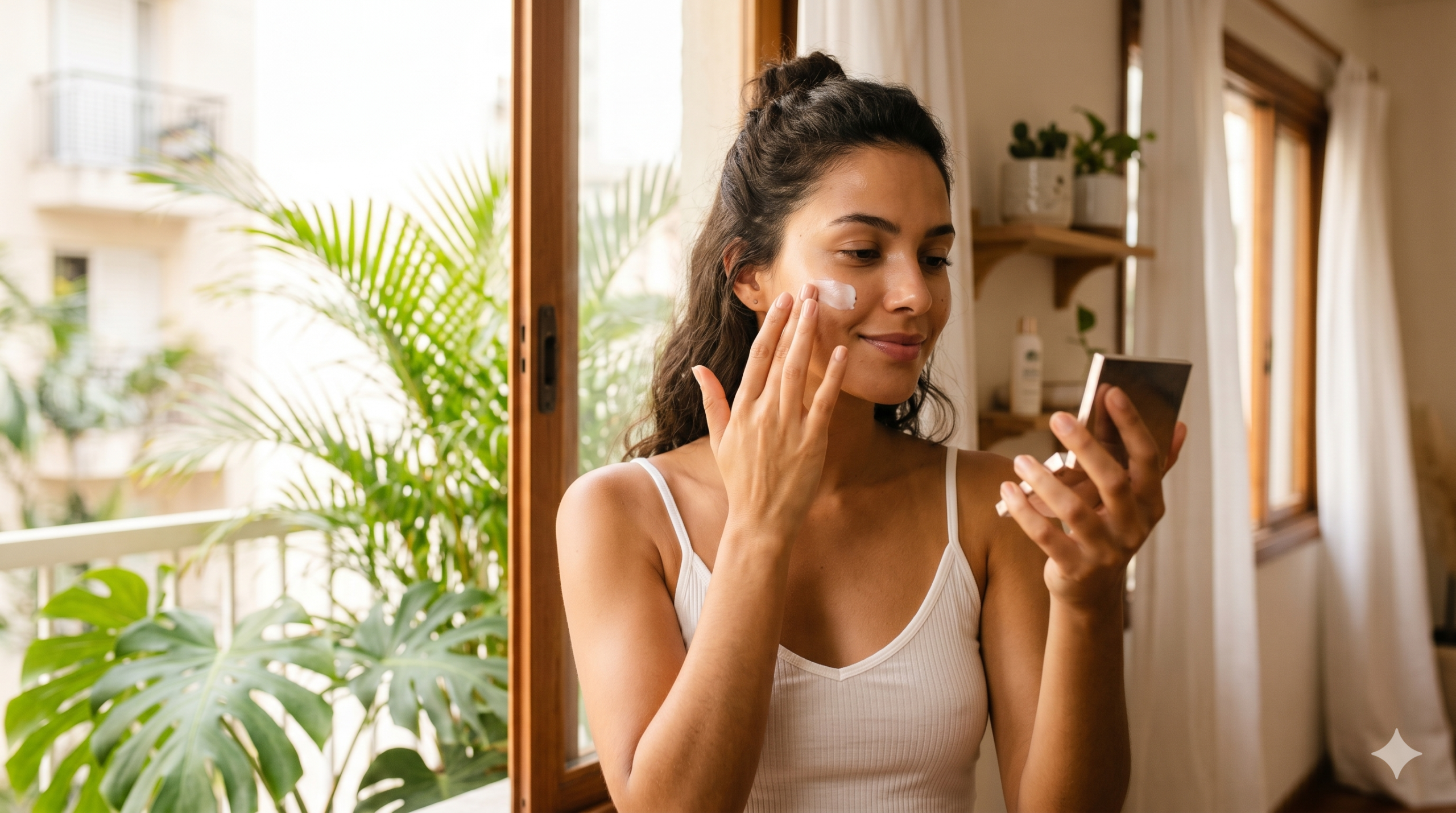 rotina matinal de skincare protetor solar passo a passo