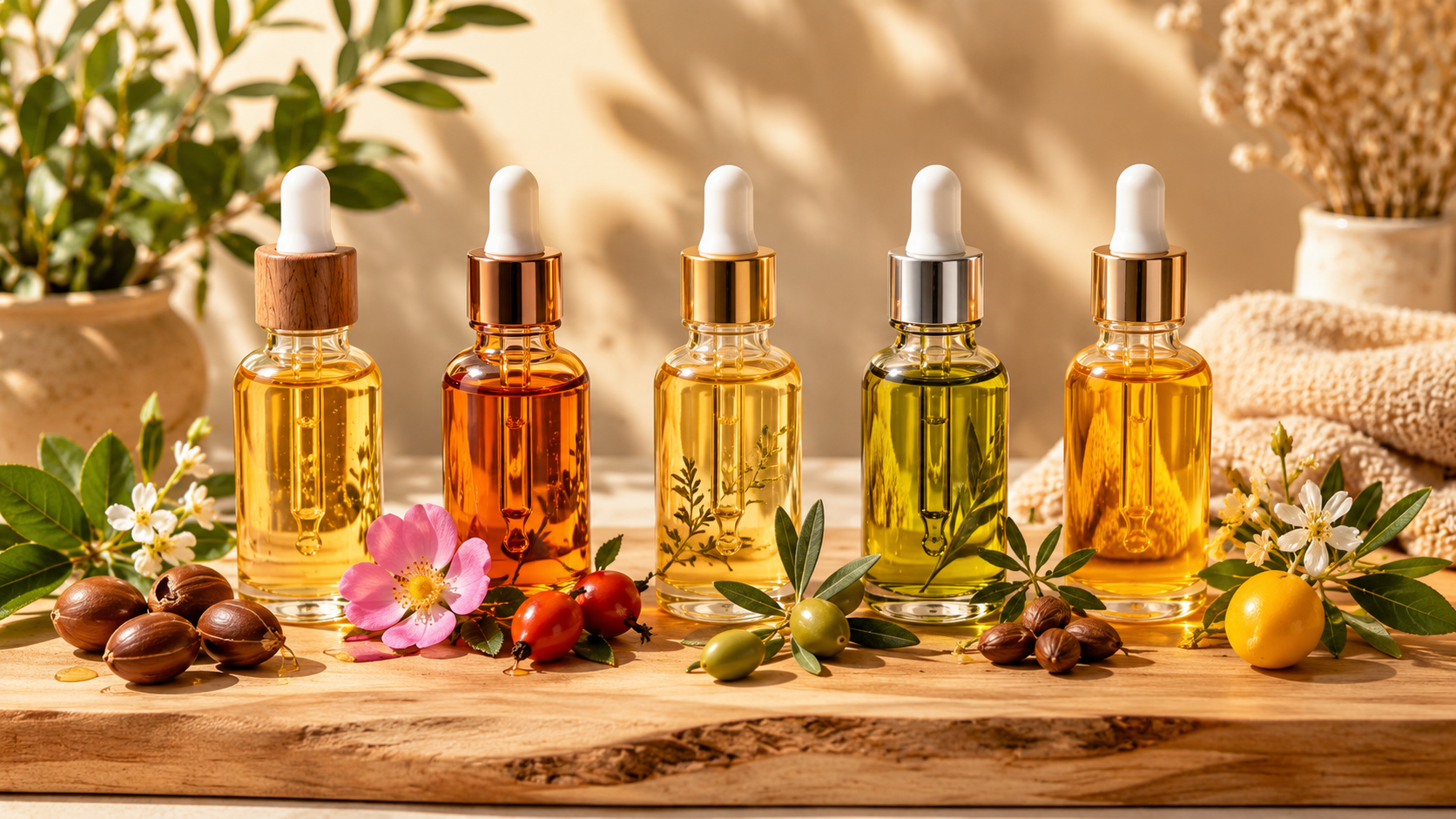 tipos de face oil oleos faciais comparacao
