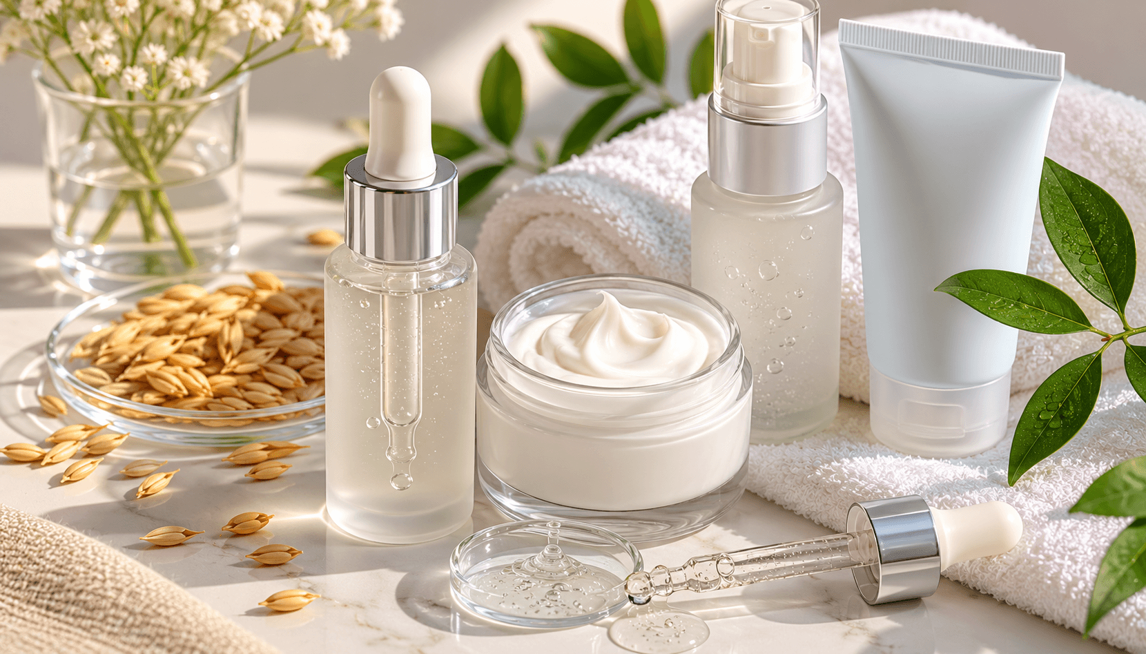 beta-glucana para pele sensível skincare