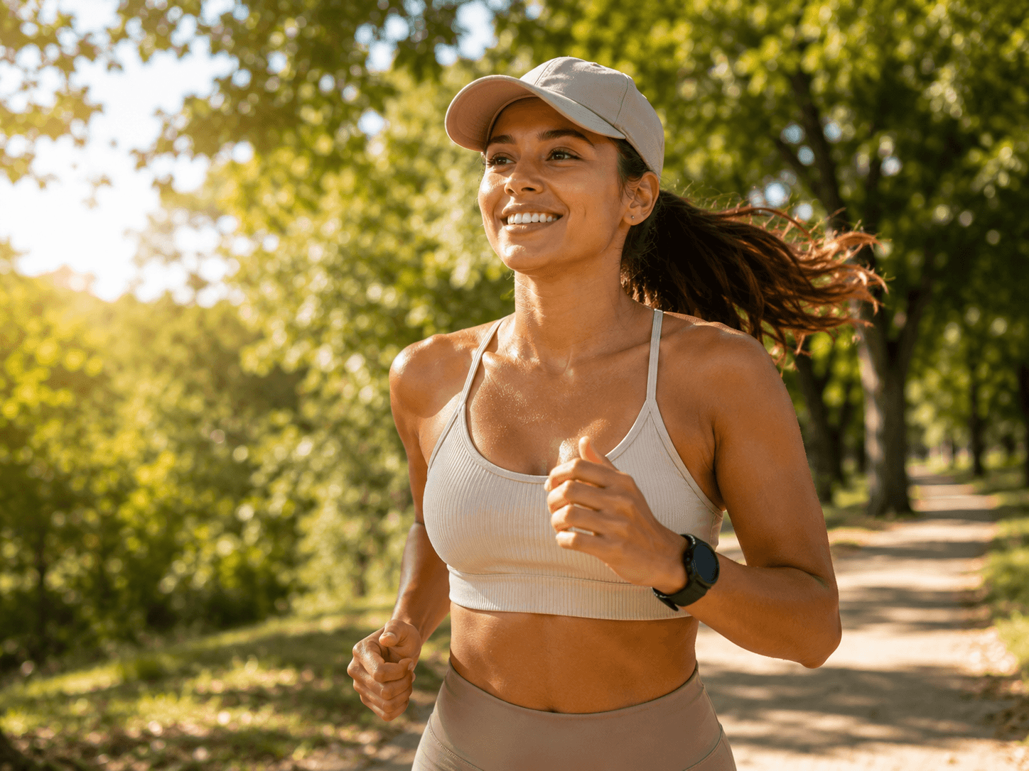 treino ao ar livre protecao solar skincare