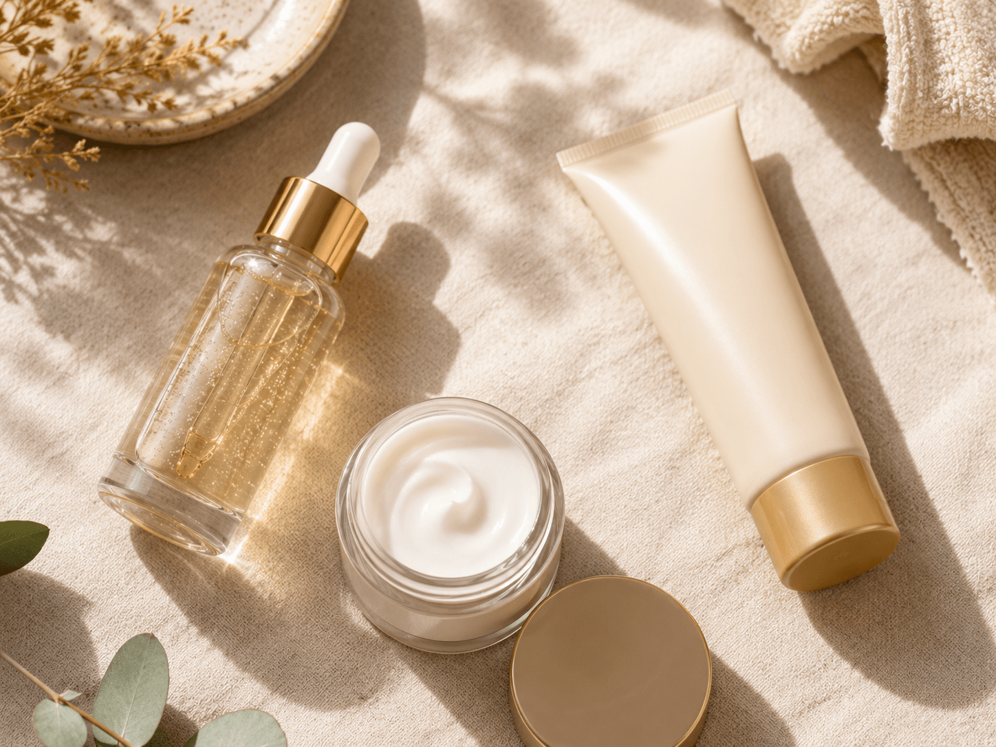 rotina de skincare com peptídeos para a pele