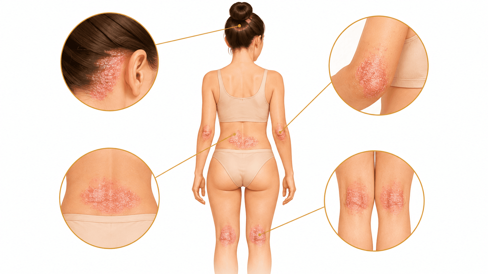 tipos de psoriase areas do corpo afetadas