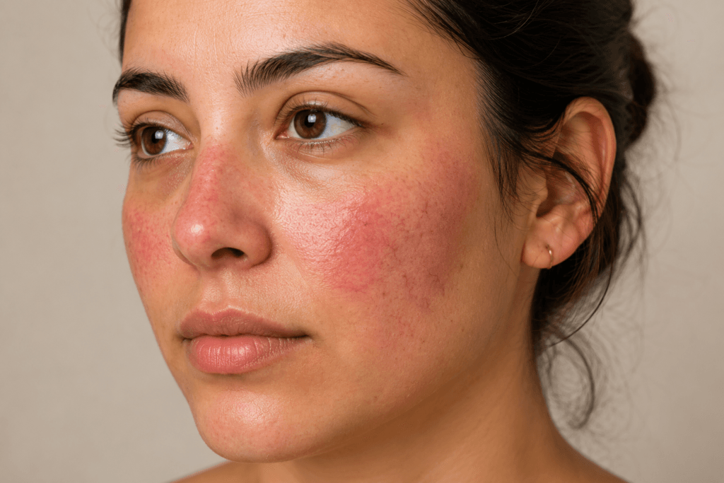 rosácea no rosto tipos e tratamento vermelhidão facial