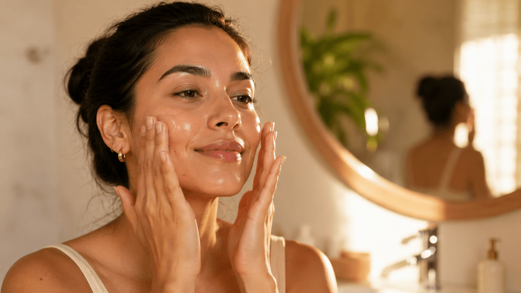 skincare coreano aplicação de essência em camadas
