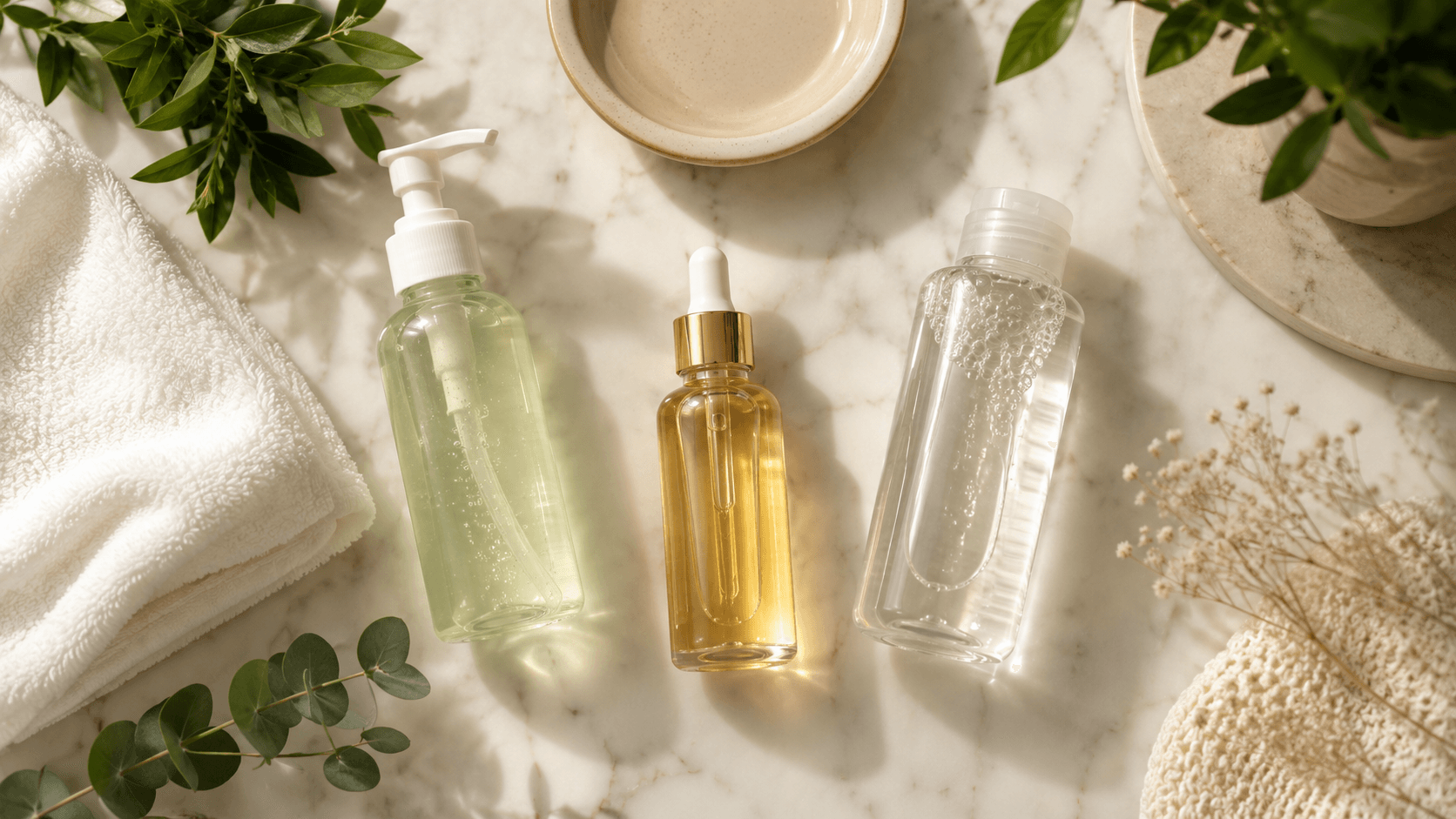 tipos de produto de limpeza facial
